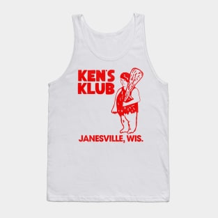 Ken's Klub Retro Defunct Bar / Tavern Janesville Wisconsin Tank Top